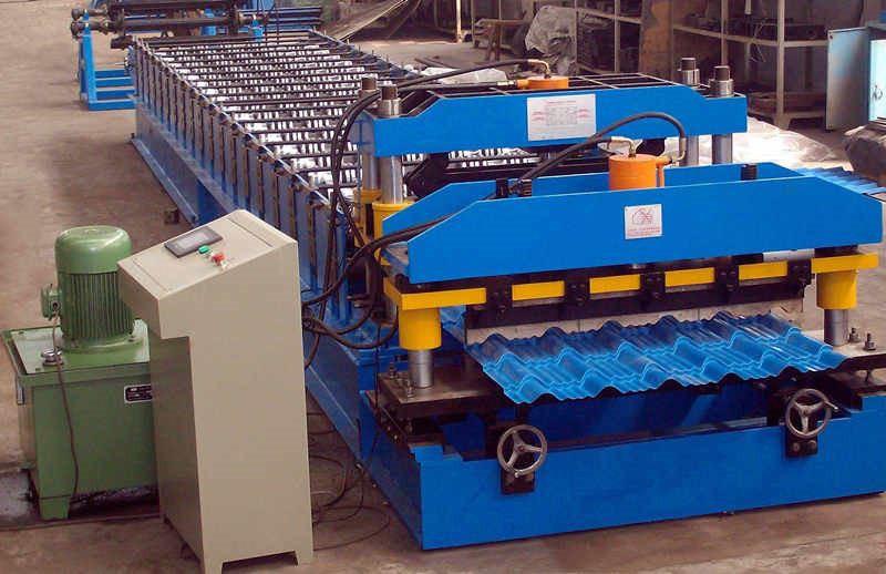 Glazed Tile Roll Forming Machine Model 950_